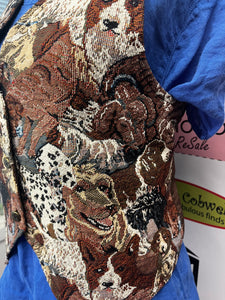Dog Embroidered Vest (Size L/XL)