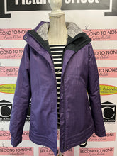 Load image into Gallery viewer, J. Crew Crop Fit B&amp;W Stripe Top (Size L)
