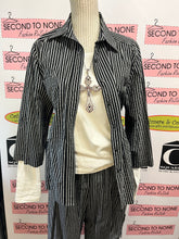 Load image into Gallery viewer, Vintage Striped Cotton Pant &amp; Shirt Set (Size M/L)

