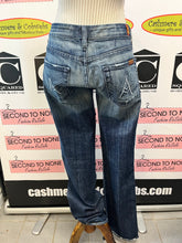 Load image into Gallery viewer, 7 Brand Lowrise Boot Cut Jeans (Size 28)
