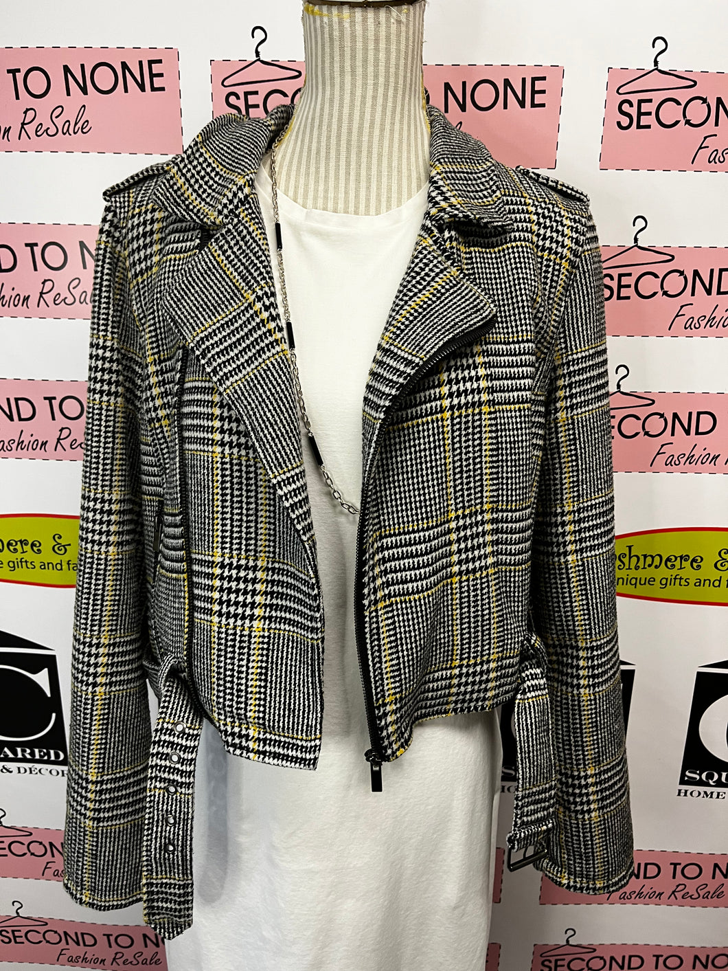 Stoosh Houndstooth Jacket (Size L)
