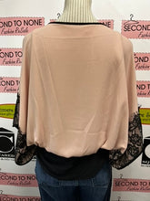 Load image into Gallery viewer, Joseph Ribkoff Lace Trim Blouse (Size 6)
