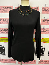 Load image into Gallery viewer, Calvin Klein Black Mock Neck (Size M)
