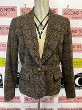 Load image into Gallery viewer, Vintage Brown Pattern Blazer (Size PS)
