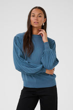 Load image into Gallery viewer, Pleated Sleeve Knit Top (2 Colours)
