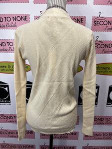 Ribbed Choker Neck Top