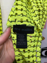 Load image into Gallery viewer, Steve Madden Neon Mesh Infinity Scarf
