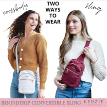 Load image into Gallery viewer, Kedzie Convertible Sling/Crossbody Bag (BACK IN STOCK!) 4 colours
