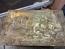Load image into Gallery viewer, Antique Large Brass Coal/Wood Box
