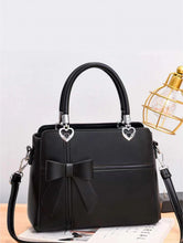 Load image into Gallery viewer, Faux Leather Bow Handbag (Only 1 Left!)
