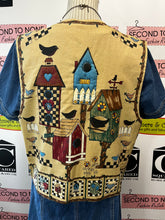 Load image into Gallery viewer, Vintage Birds &amp; Chickens Reversible Vest (Size L/XL)

