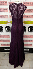 Load image into Gallery viewer, Floor Length Purple Lace &amp; Sequin Gown (Size 14)
