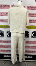 Cargar imagen en el visor de la galería, Canvas Coloured Linen-Look Short Sleeve Set (Size L/XL)
