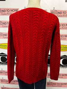 Dex Red Knit Sweater (Size XS)