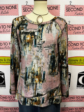 Load image into Gallery viewer, Graffiti Print Top (Size L)
