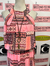 Load image into Gallery viewer, NWT Coral Print Maxi-Dress (Size XL)
