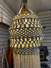 Load image into Gallery viewer, Macrame Hanging Light
