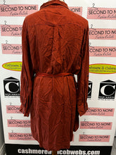 Load image into Gallery viewer, NWT Grace &amp; Lace Orange Denim Dress (Size XL)
