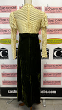 Load image into Gallery viewer, Vintage Handmade Lace &amp; Velvet Dress (Size S)
