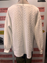 Load image into Gallery viewer, Cable Knit Look Sweater (Size L)
