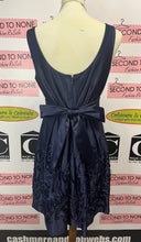 Load image into Gallery viewer, Navy Rosette Dress (Size 12)
