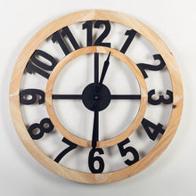 Load image into Gallery viewer, Wooden Wall Clock
