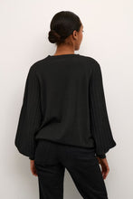Load image into Gallery viewer, Pleated Sleeve Knit Top (2 Colours)
