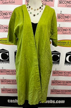 Load image into Gallery viewer, 100% Linen Green Shawl (Size 1XL)
