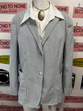 Cargar imagen en el visor de la galería, Chaps Striped Blazer (Size 16)
