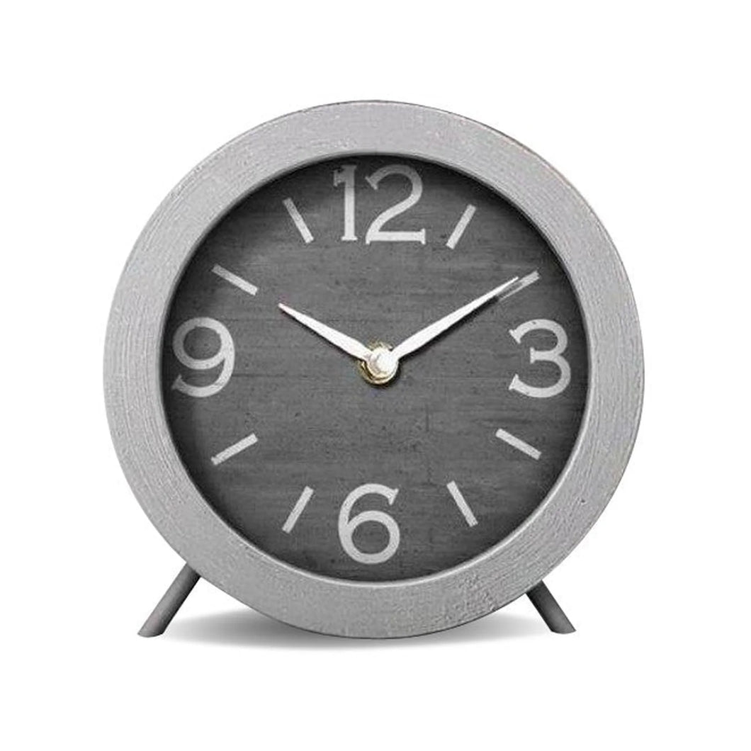 Grey Table Clock
