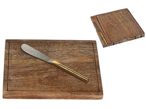 Cheese Board With Spreader