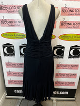 Load image into Gallery viewer, Navy Rhinestone Formal Dress (Size 14)
