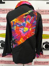 Cargar imagen en el visor de la galería, Floral Accent Black Blazer (Size L)
