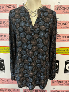 Anne Klein Floral Top (Size M)