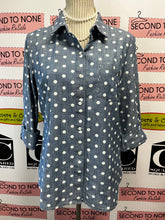 Cargar imagen en el visor de la galería, Tommy Hilfiger Denim Polka Dot Top (Size M)
