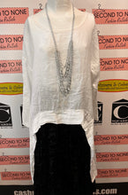 Cargar imagen en el visor de la galería, Made in Italy Linen Blend Tunic (Size L)

