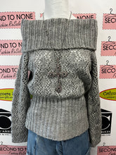Cargar imagen en el visor de la galería, Mexx Open Knit Ribbed Cowl Neck Sweater (Size S)
