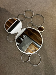 Arteriors Silver Circles Wall Mirror