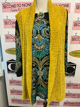 Load image into Gallery viewer, Sunflower Yellow Chenille Knit Vest (Size XL)
