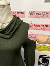 Load image into Gallery viewer, David Bitton Buffalo Cowl Neck Cold Shoulder Top (Size M)
