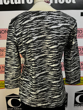 Load image into Gallery viewer, Zebra Silver Shimmery Top
