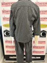 Load image into Gallery viewer, Vintage Striped Cotton Pant &amp; Shirt Set (Size M/L)

