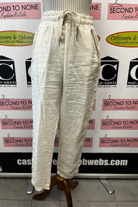 Made in Italy 100% Linen Pants (Size M/L)