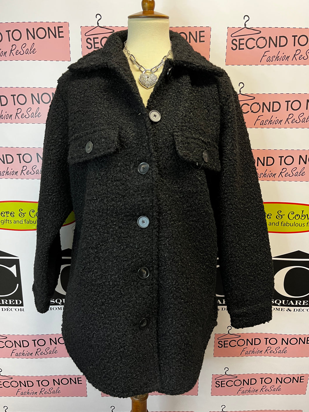 Teddy Bear Shacket (Only 2 Black Left!)