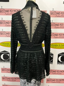 Edgy Lace Light Cardigan (Size M)