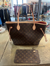 Load image into Gallery viewer, Faux Louis Vuitton Tote &amp; Matching Pouch
