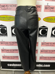 Melanie Lyne Faux Leather Pants (Size 10)