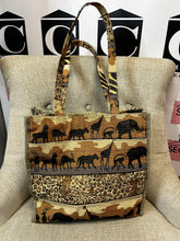 Load image into Gallery viewer, Jade Tapestry Safari Tote
