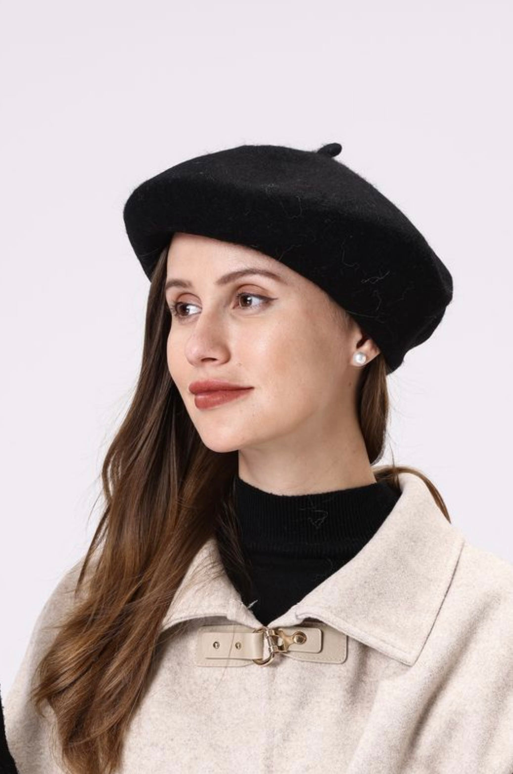 Wool-Like Felted Beret (5 Colors)
