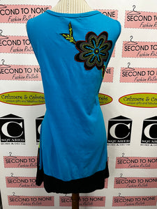 Leopards & Roses Patchwork Dress (Size L)